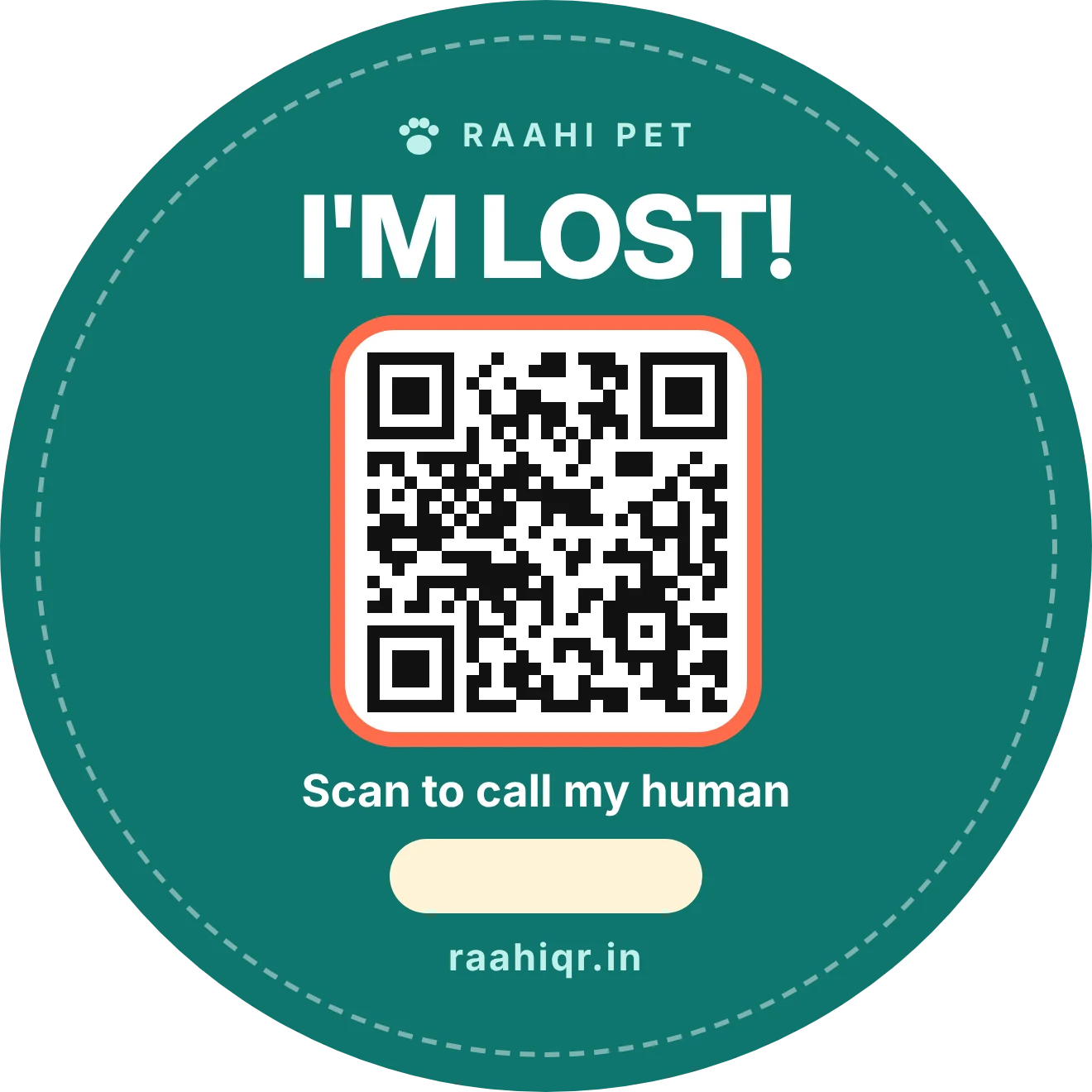 Raahi pet tag
